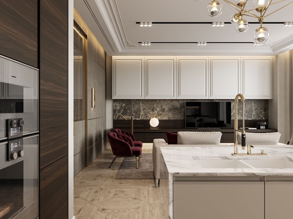 Кухня гостиная пик