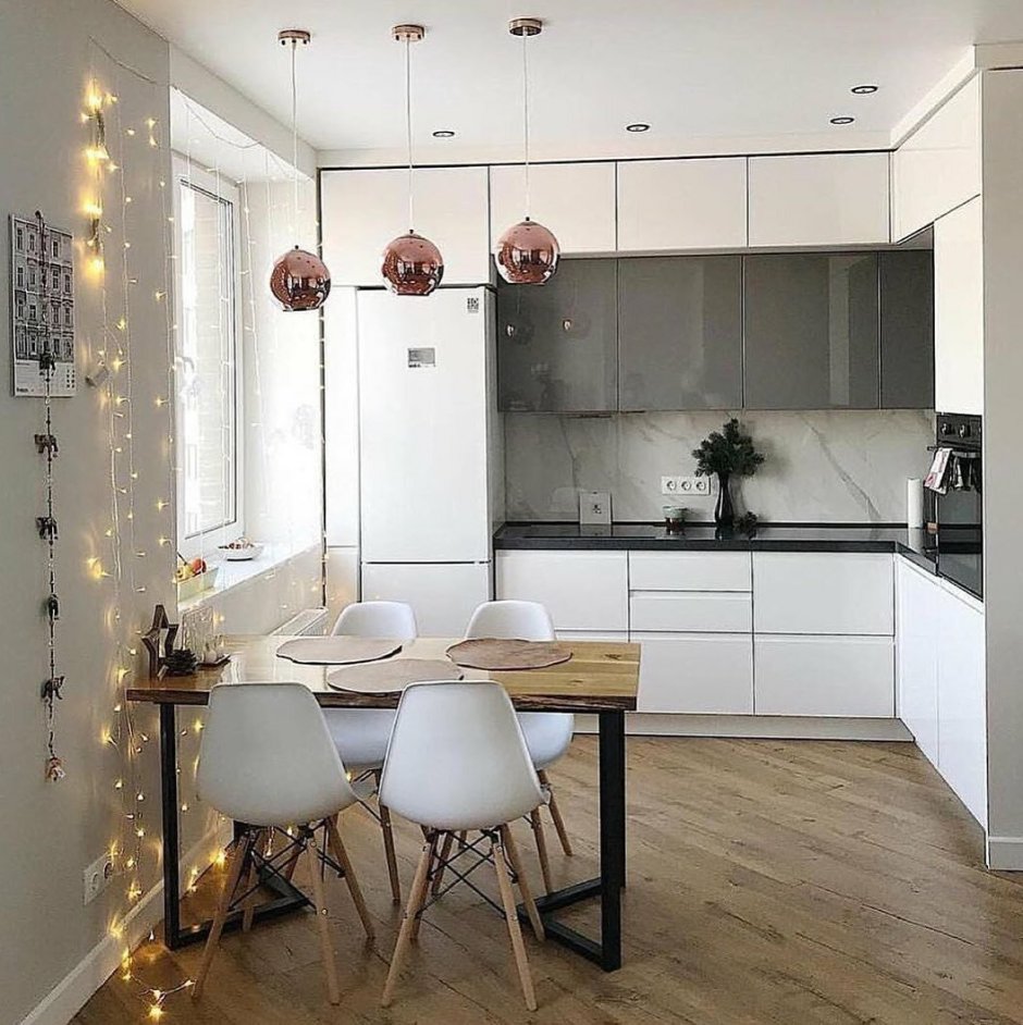 Кухня гостиная 15 кв м икеа