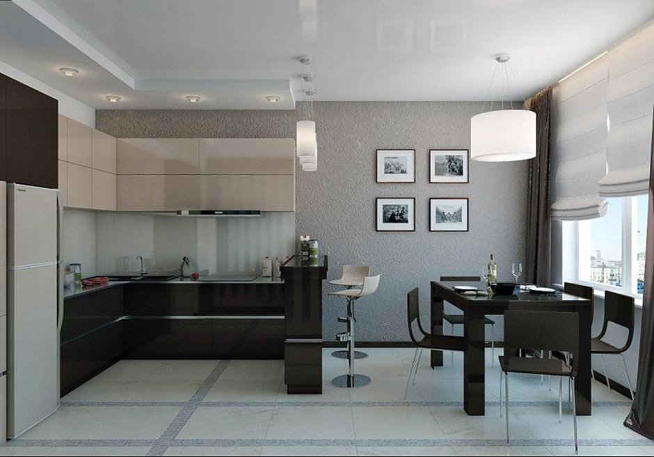 Кухня гостинная 20кв пик