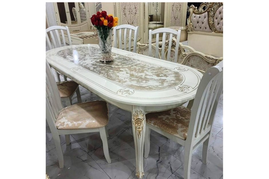 Стол Версаче овальный