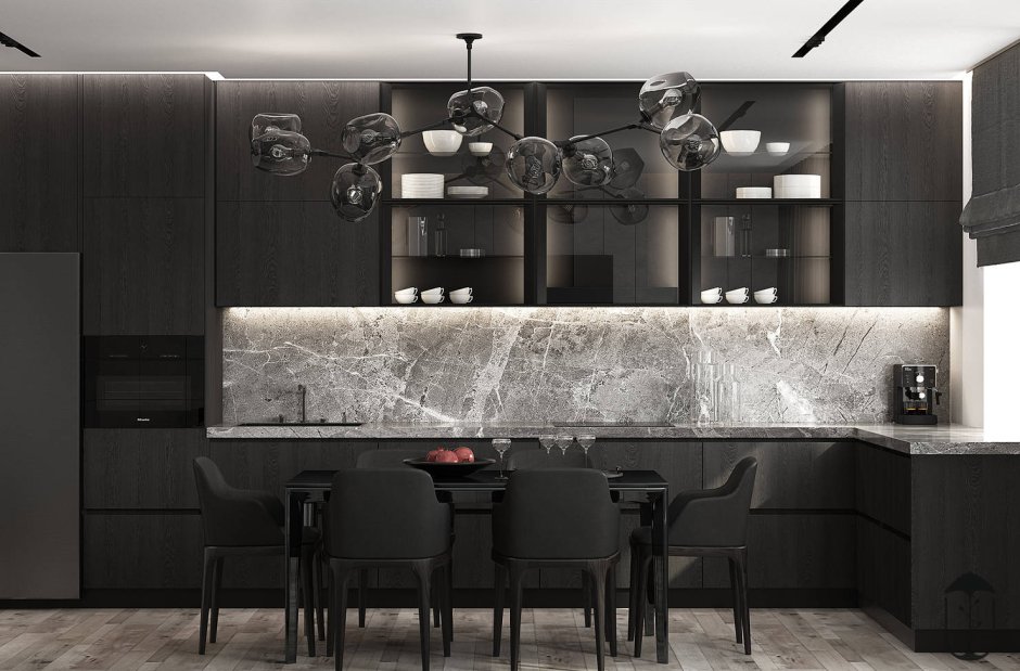 Мраморная кухня