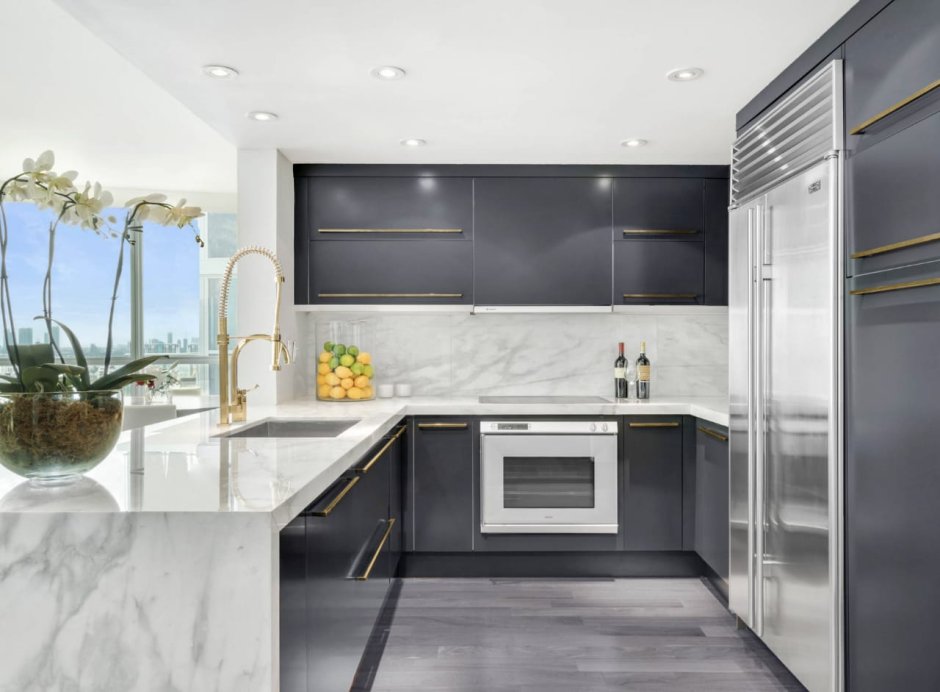 Кухонная столешница графит Скиф