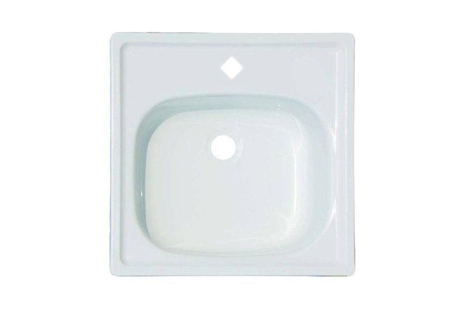 Мойка кухонная стальная Лысьва, 450 х 505 х 170 мм, эмалированная