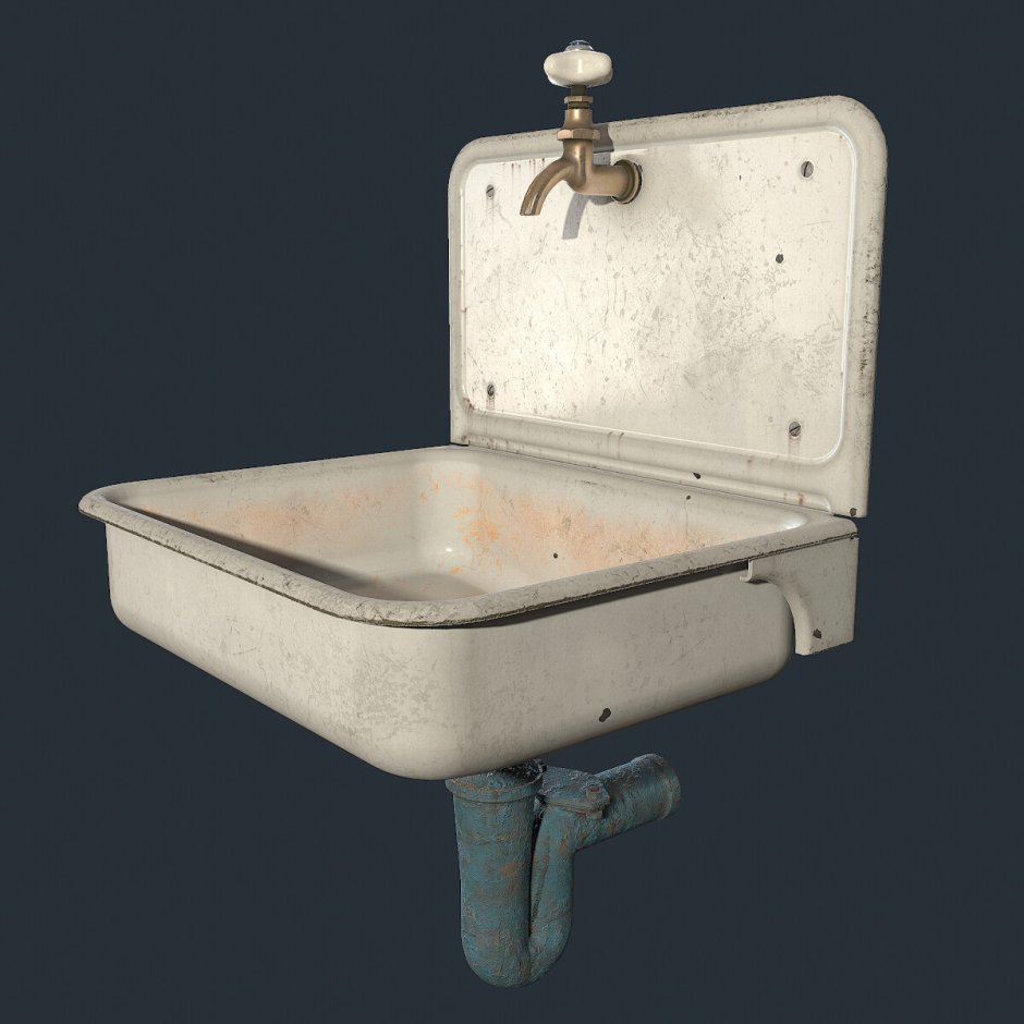 Мойка двухсекционная эмалированная