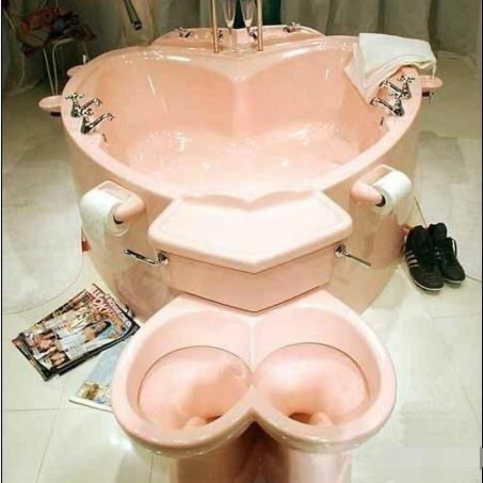 Унитаз для двоих