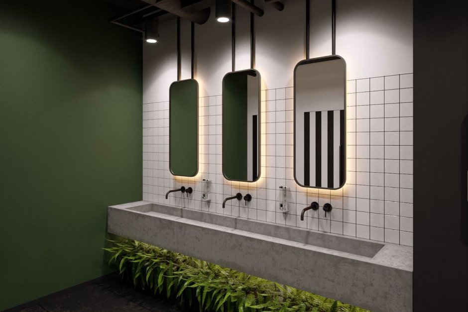 Дизайнерская отделка туалета