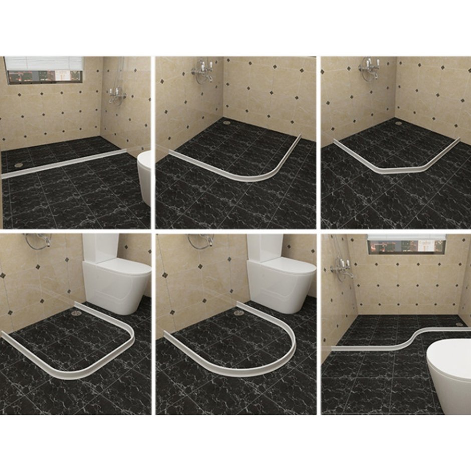 Силиконовый барьер для душевой