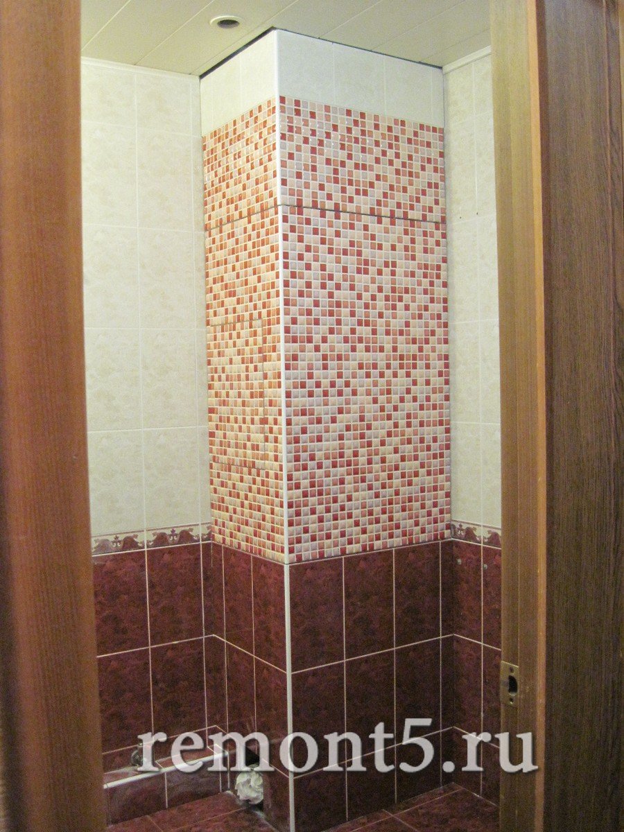 Съемный короб из плитки