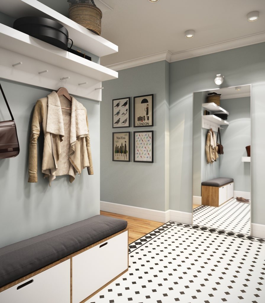 Красивый коридор в квартире