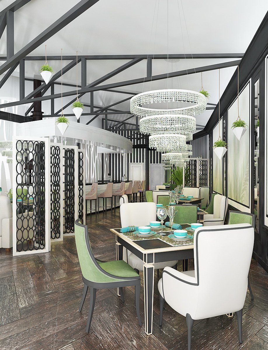 Летние площадки кафе интерьер