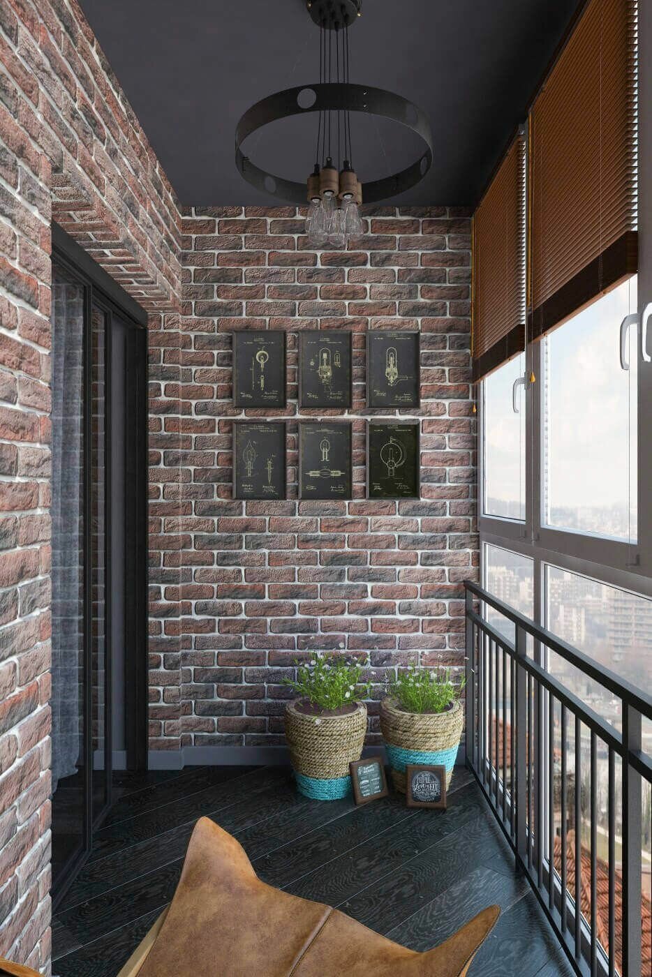 Балкон лофт 3м