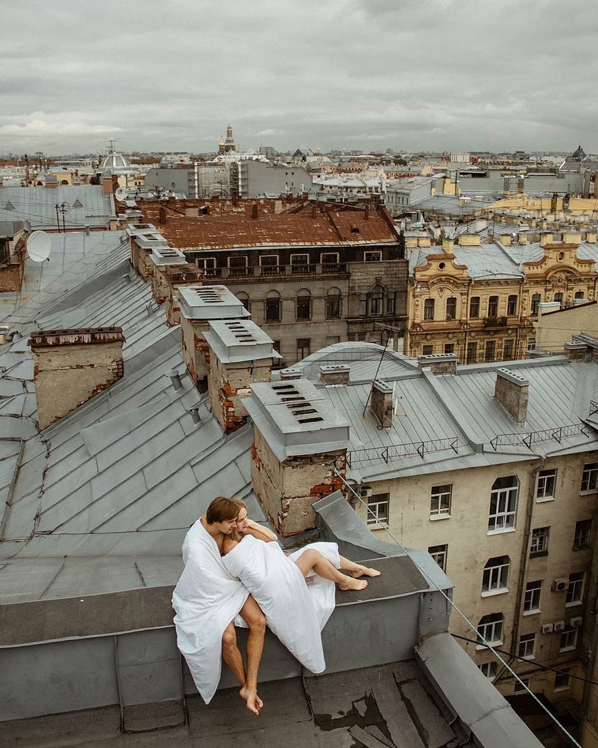 Фотосессия на крыше