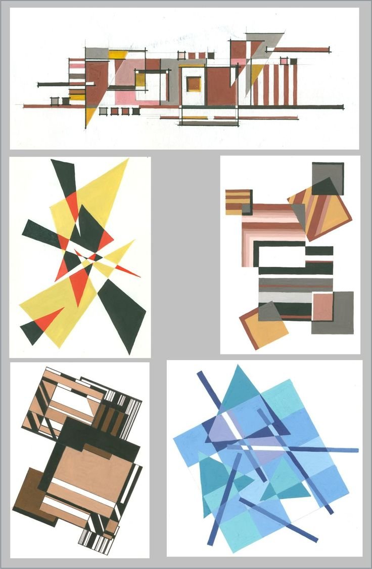 Дизайнерская композиция вступительный экзамен колористическая