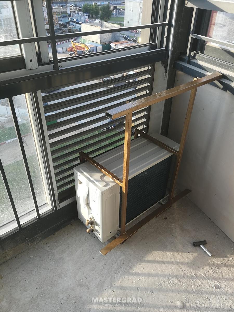 Короб для наружного блока кондиционера на лоджии