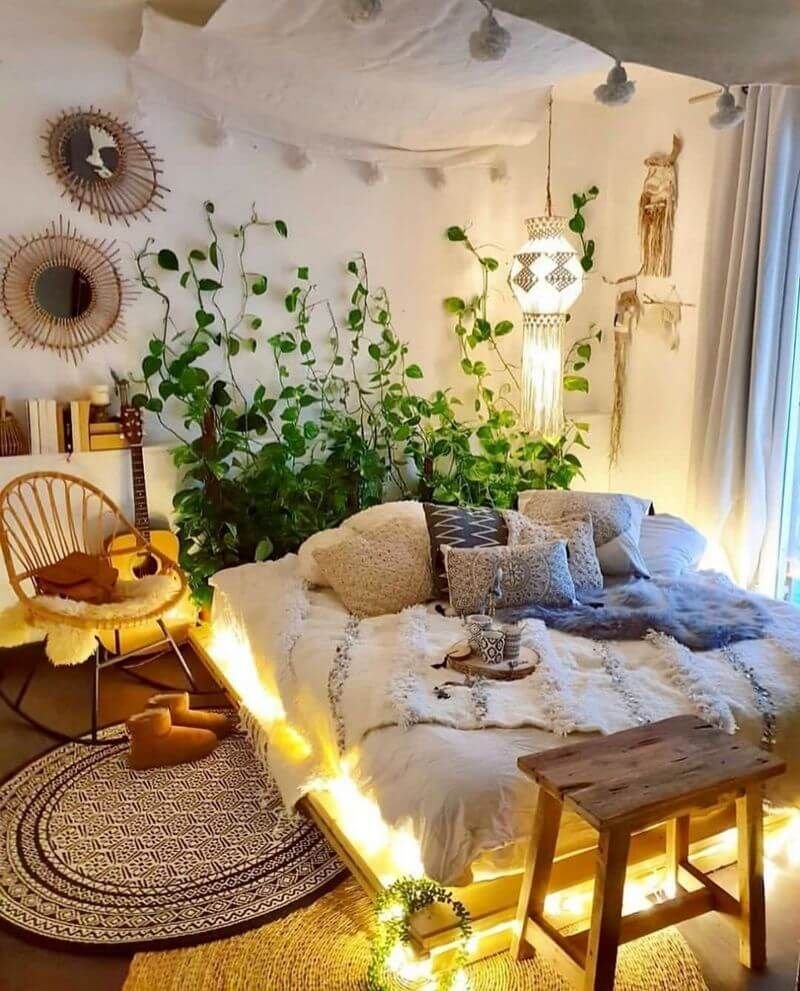 Cozy Bedroom Decor ideas Boho комната