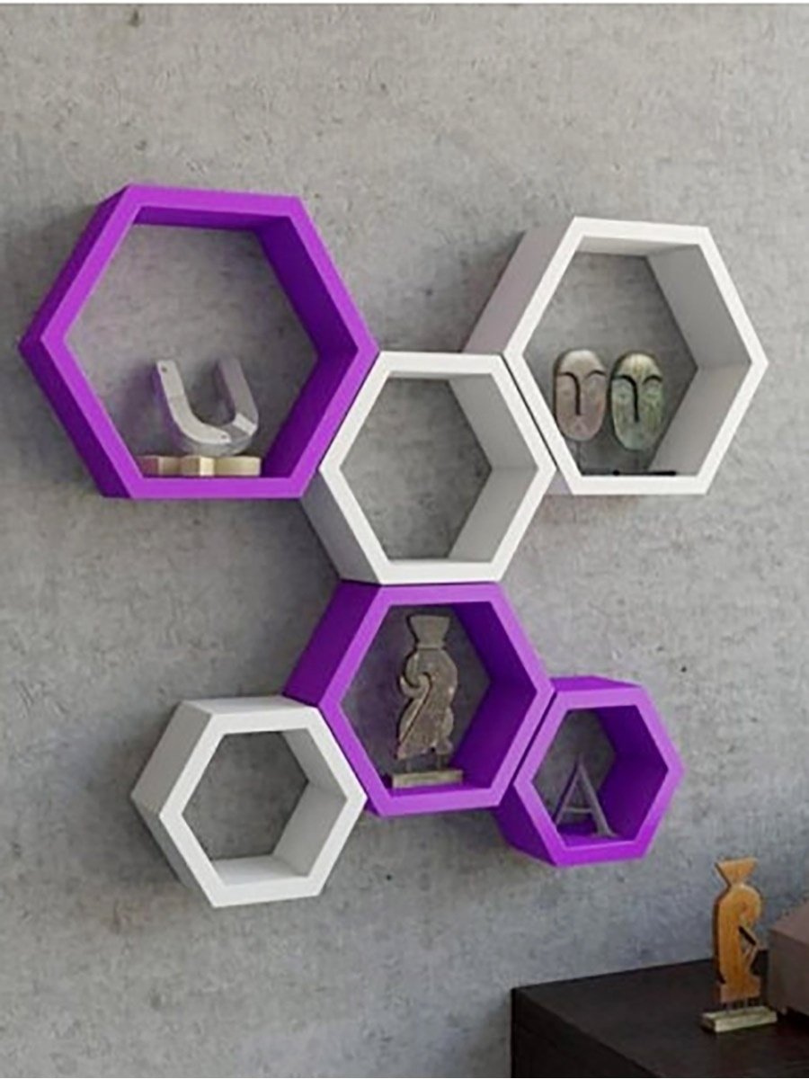 Деревянные полки соты