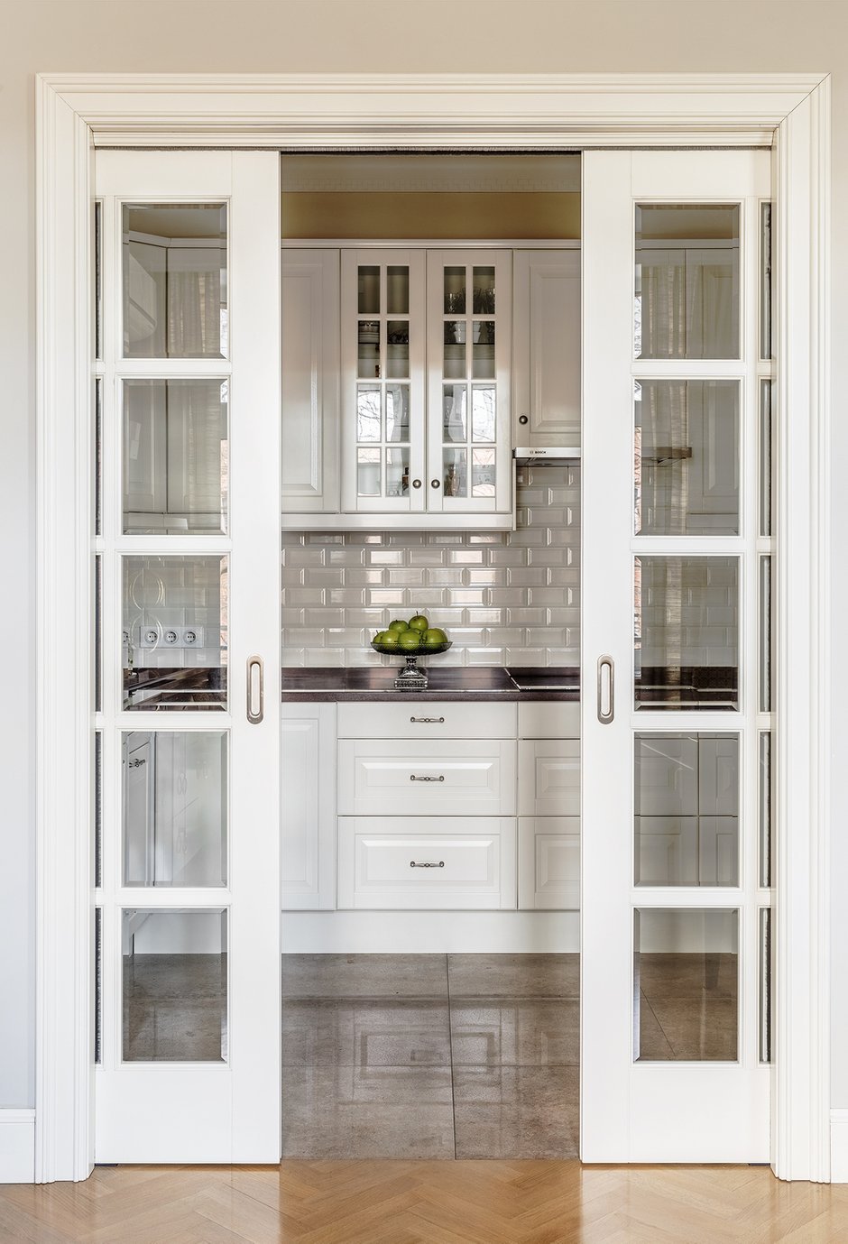 Раздвижная дверь на кухню