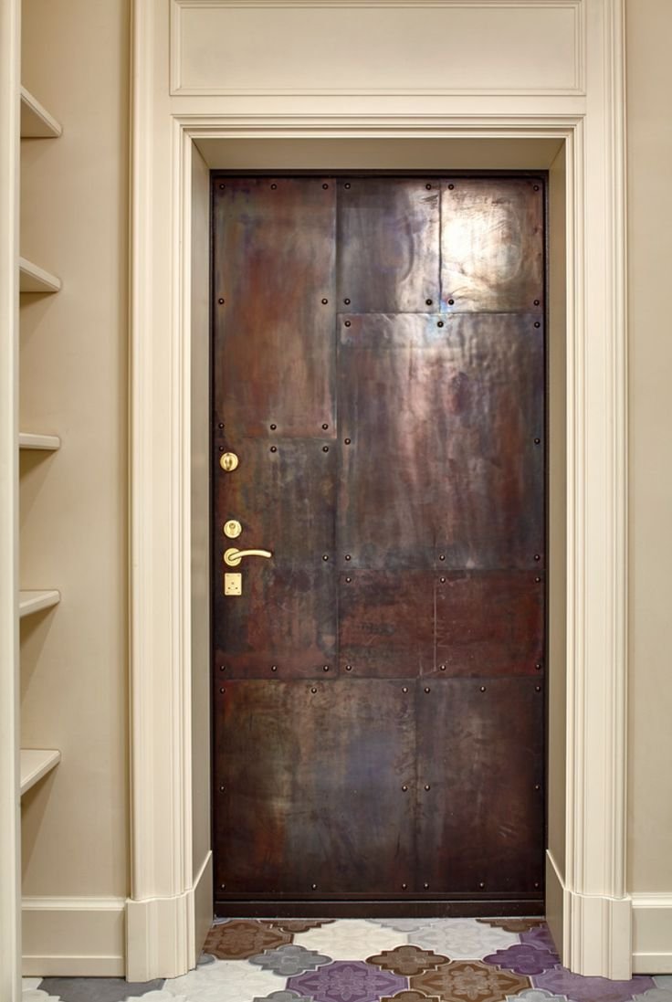 Входная дверь в стиле лофт