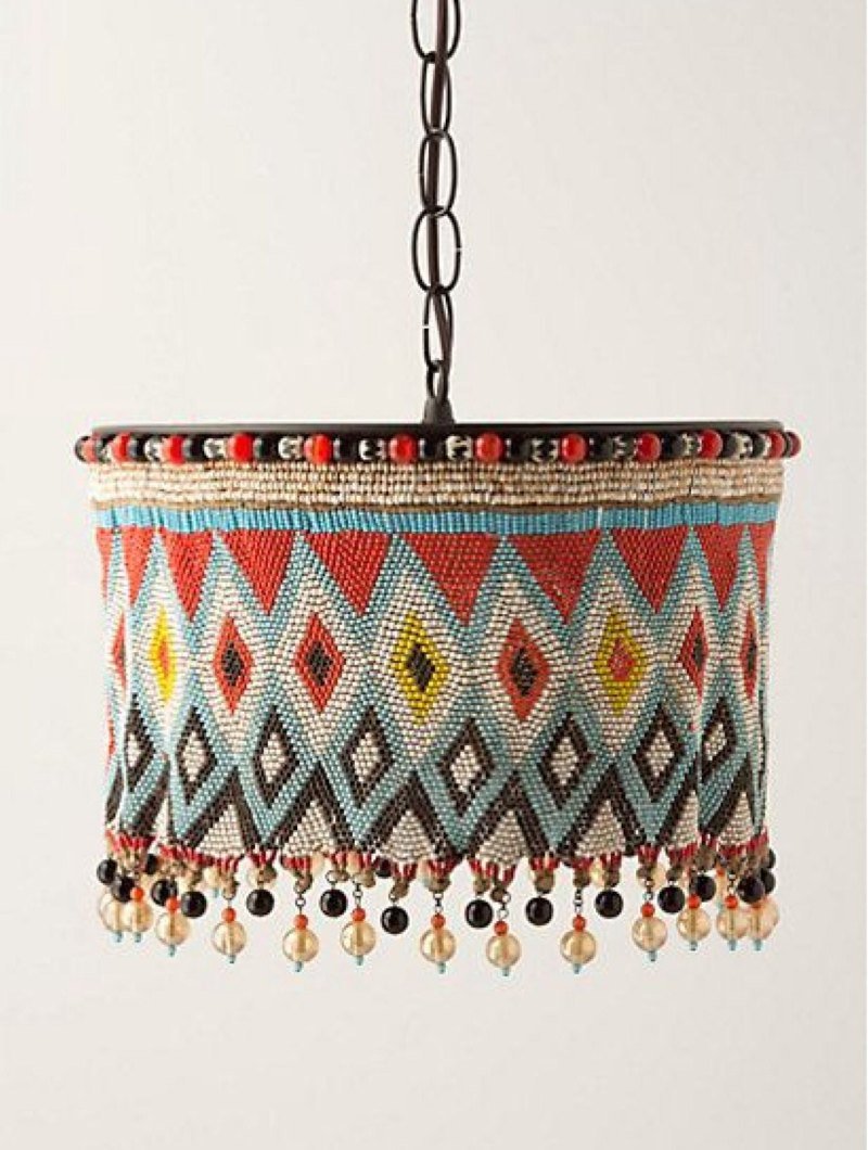 Люстра изумрудного цвета