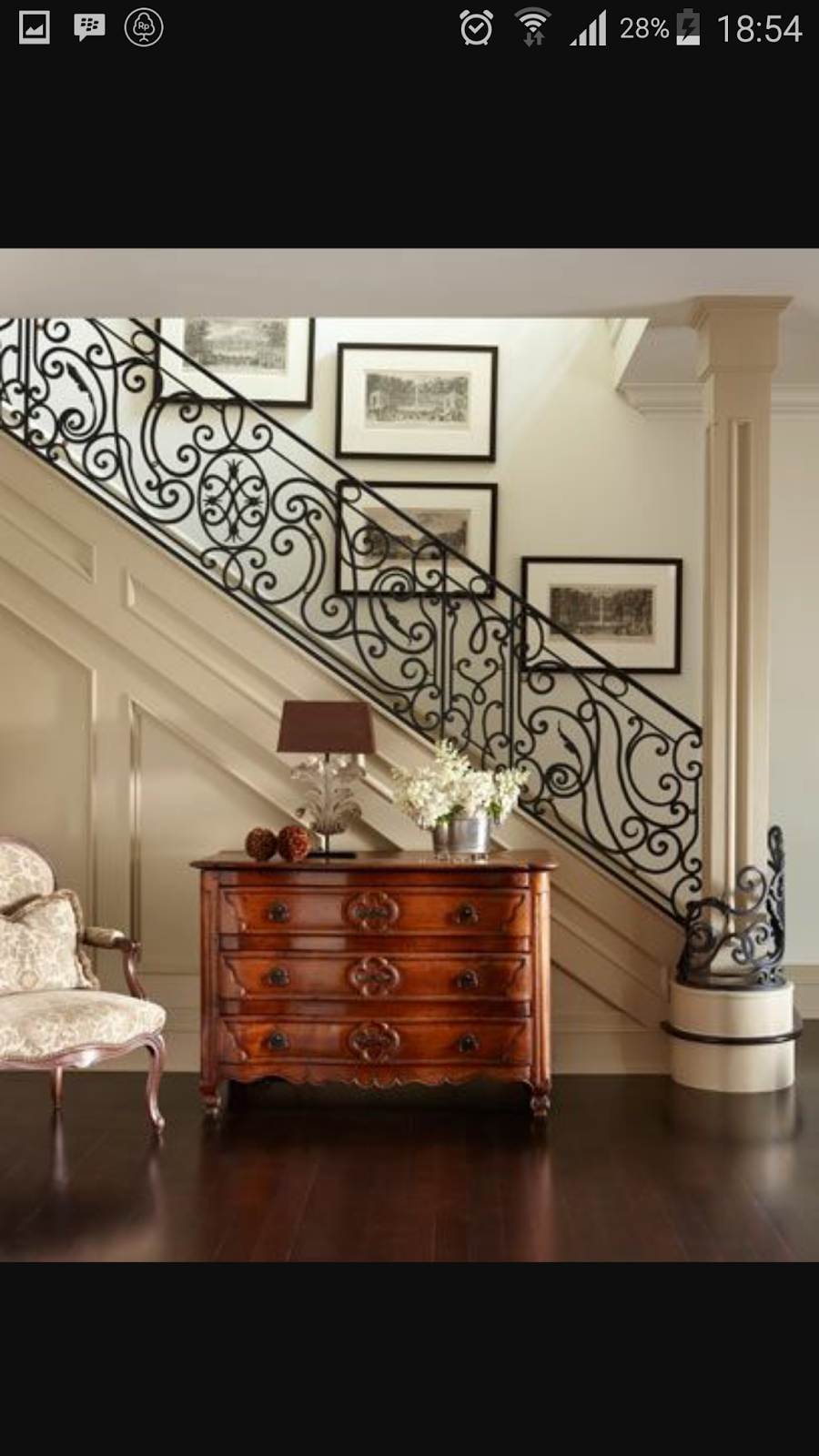 Кованые лестницы в интерьере