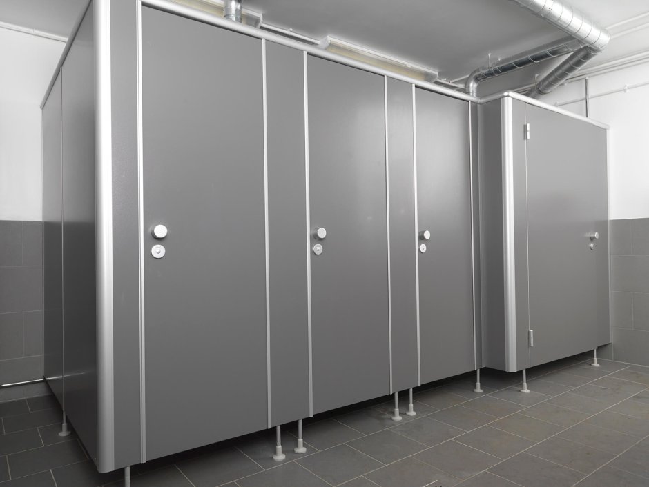 Туалетные перегородки Алютех
