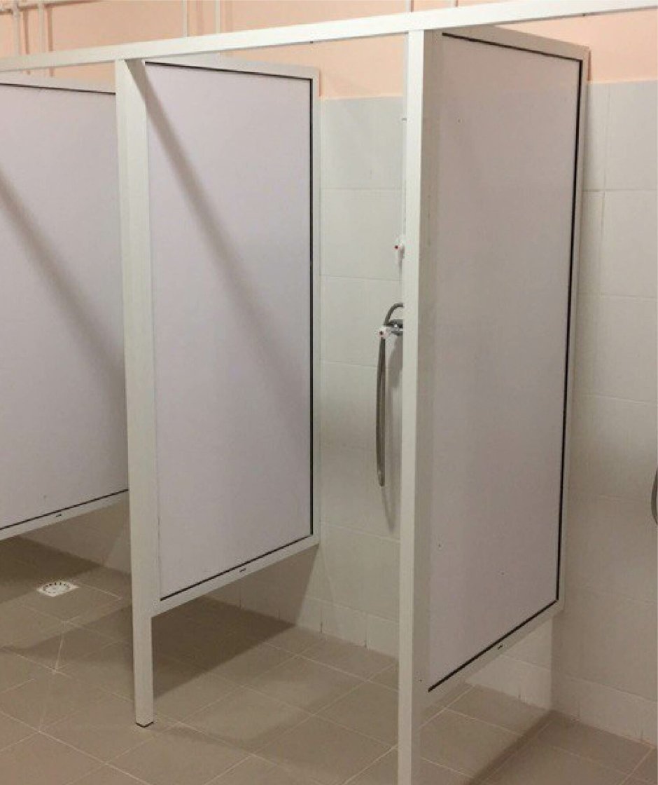 Перегородки ПВХ для санузлов