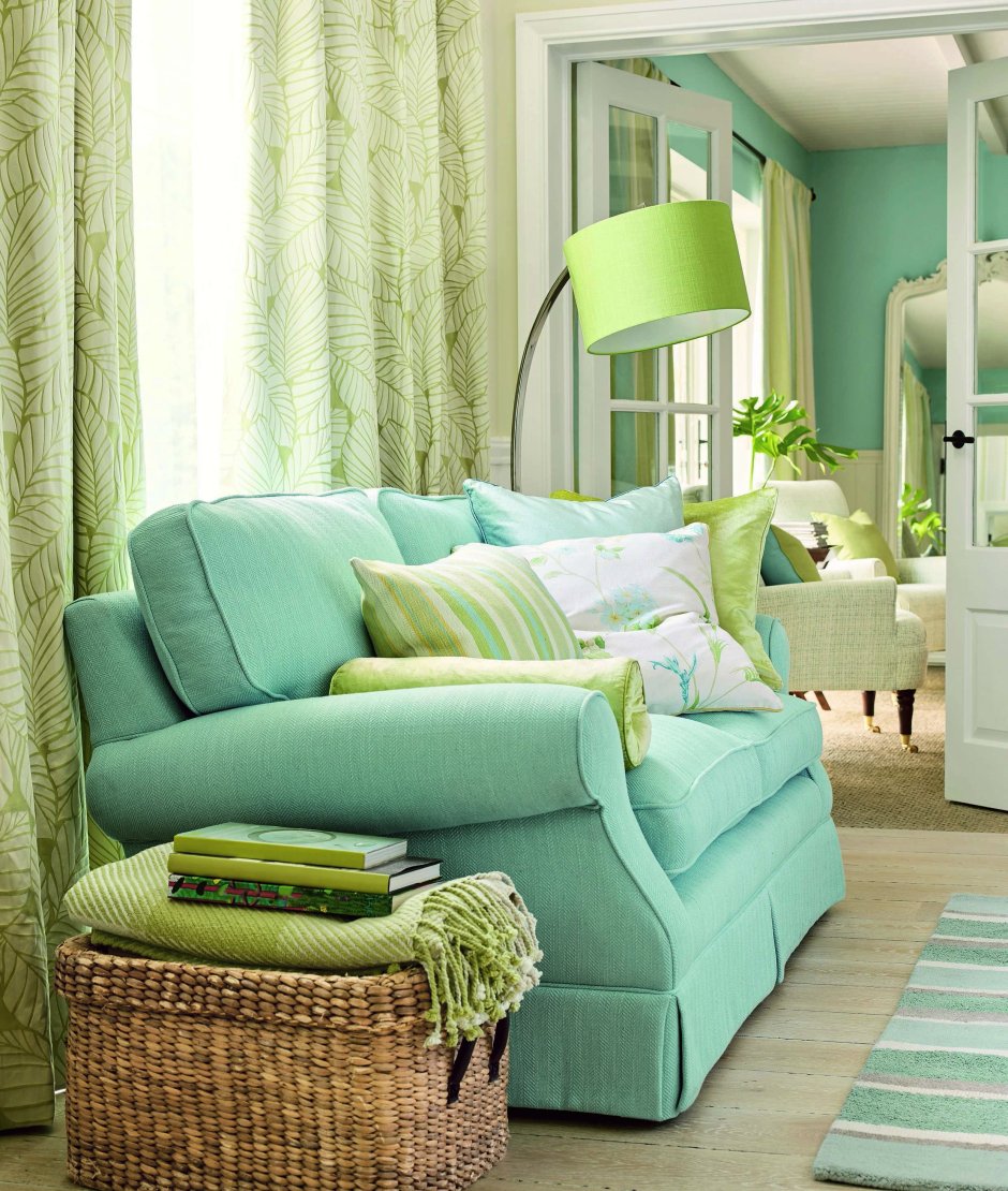 Декор для дома мятного цвета