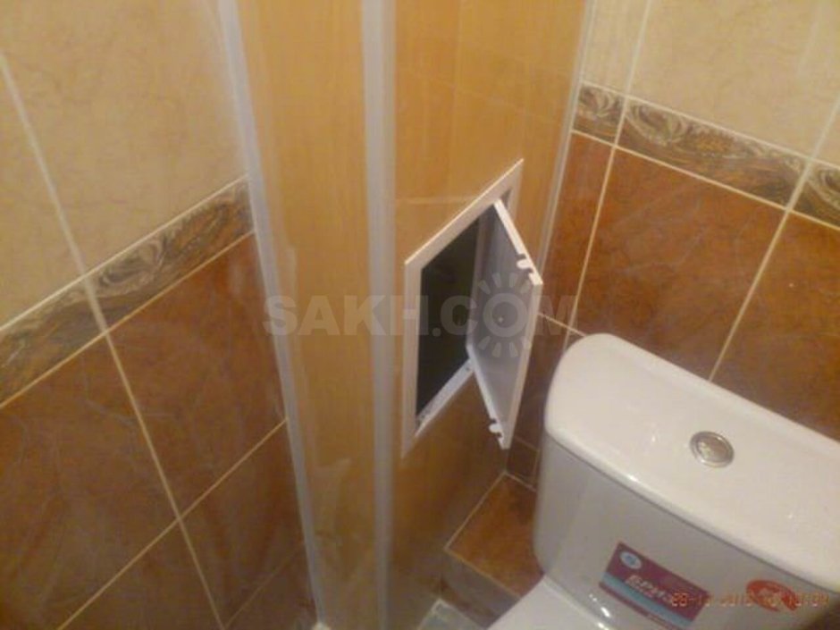 Зашивка труб пластиковыми панелями