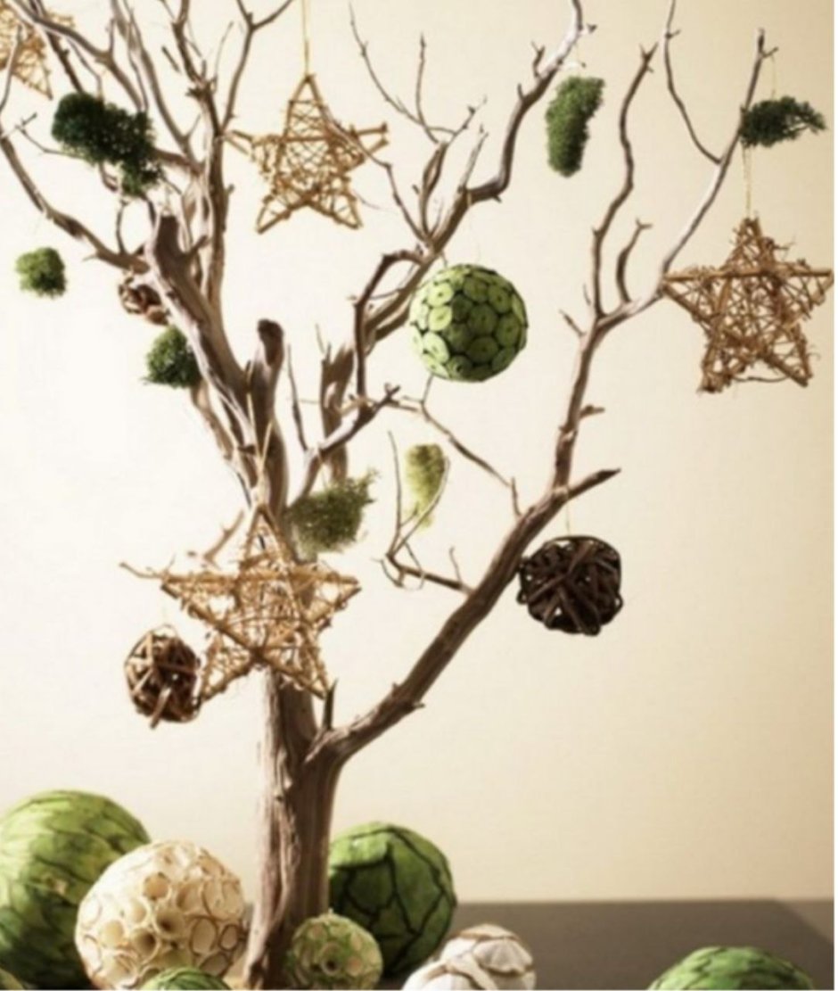 Композиции из веточек деревьев