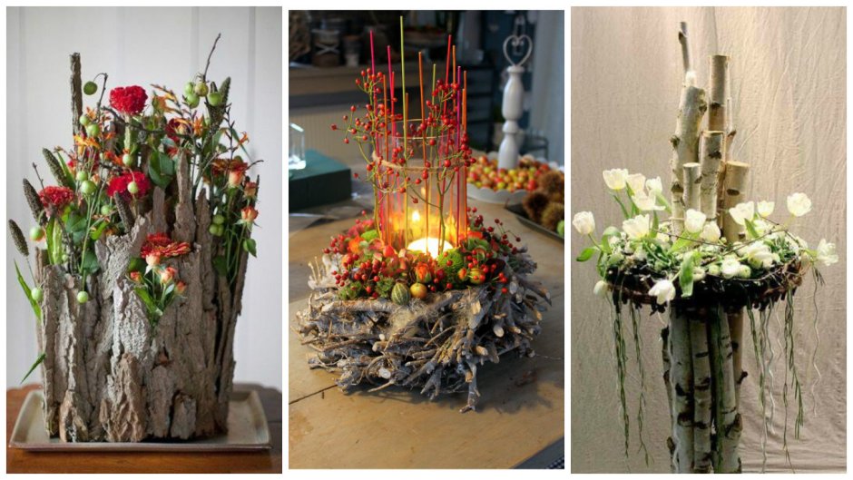 Композиция с ветками