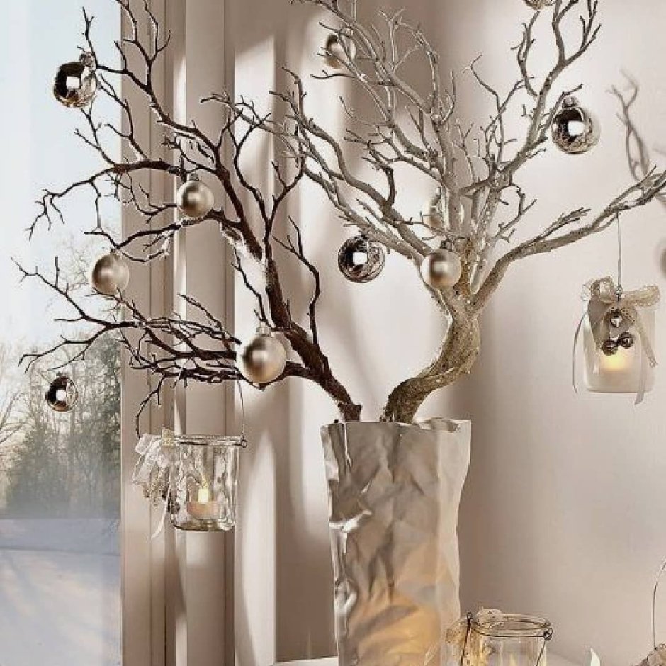 Ветки для украшения интерьера