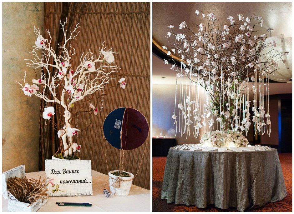 Дерево пожеланий на свадьбу