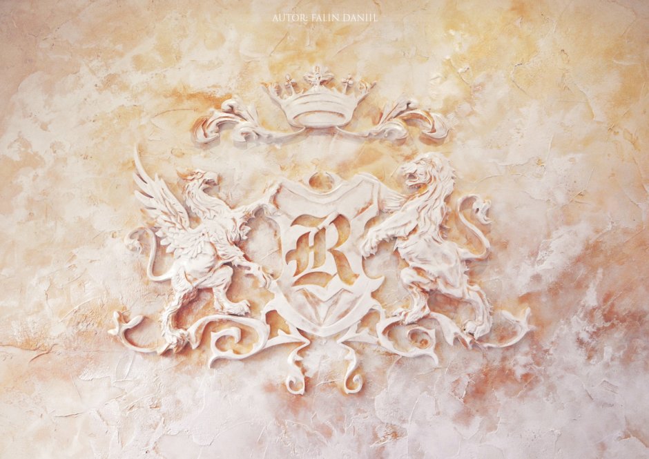 Фактурный натяжной потолок в интерьере