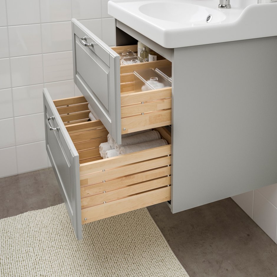 Godmorgon ГОДМОРГОН / RÄTTVIKEN РЭТТВИКЕН шкаф для раковины с 2 ящ