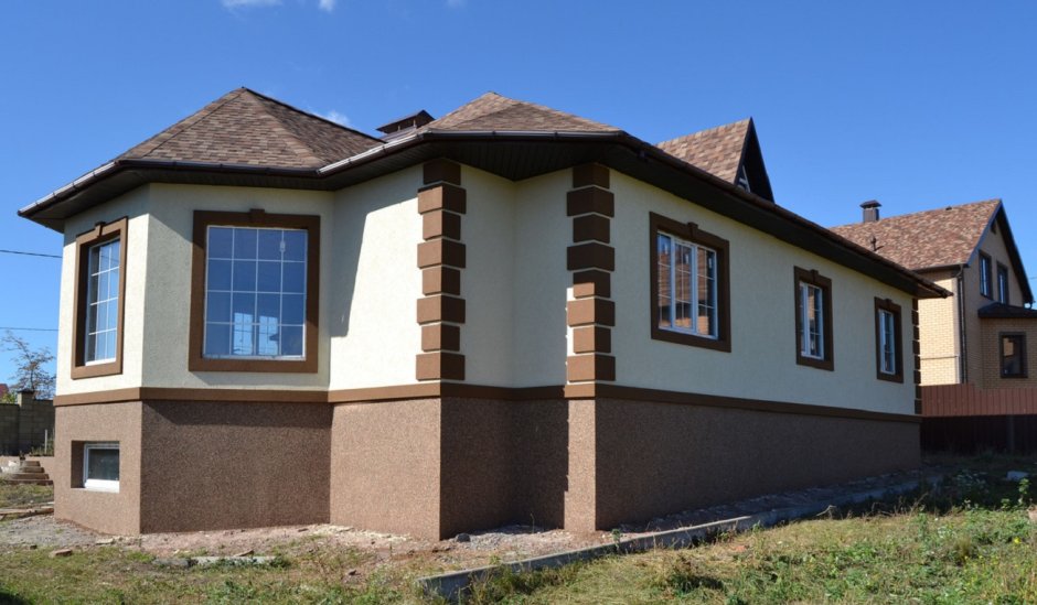 Одноэтажный дом короед