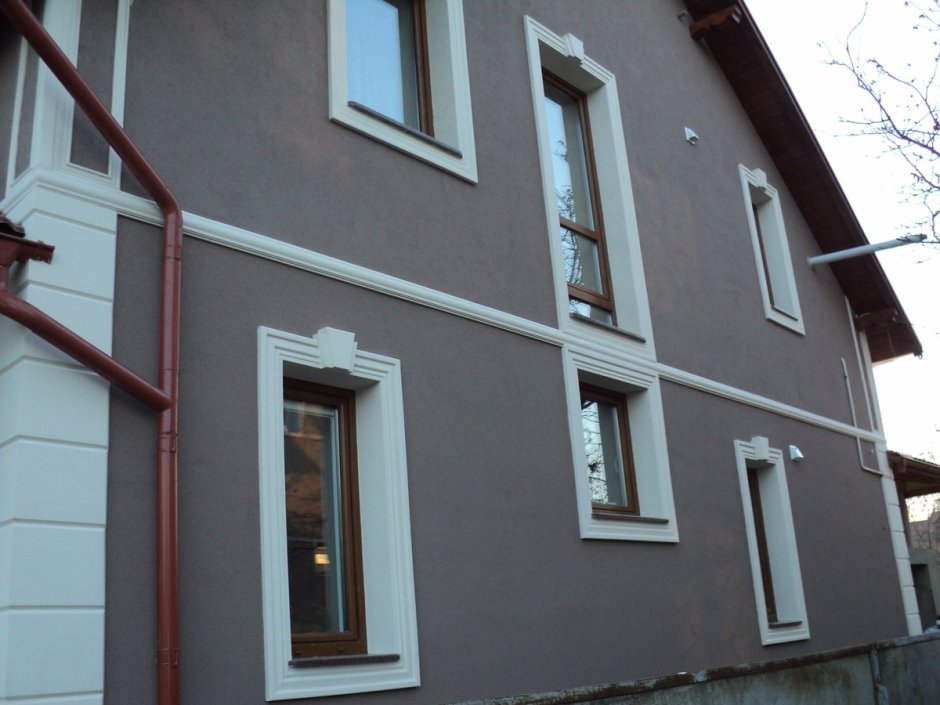 Фасад из штукатурки