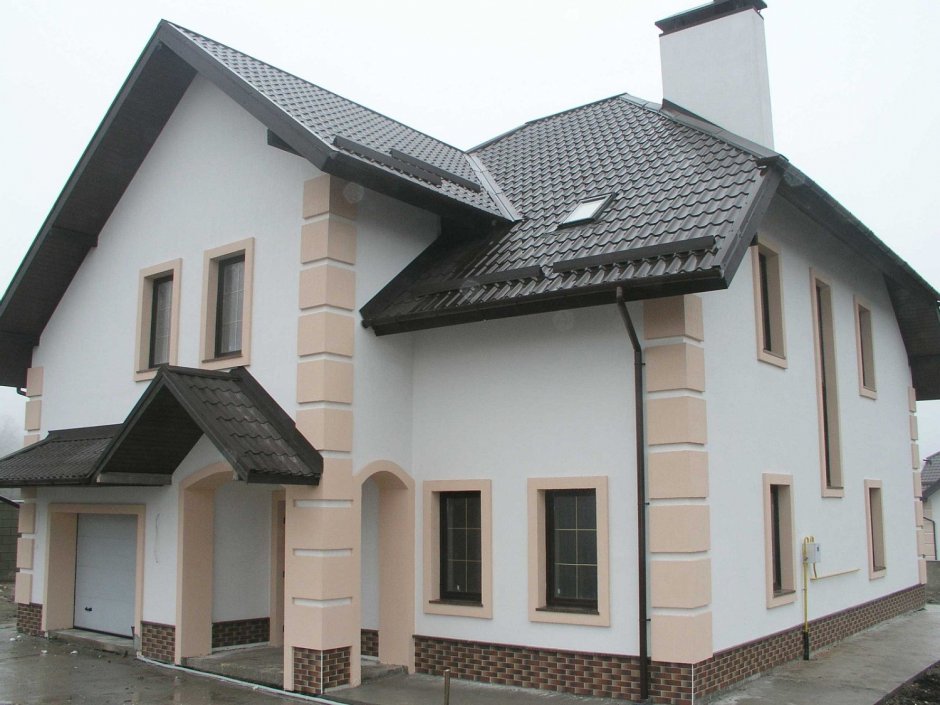 Мокрый фасад короед