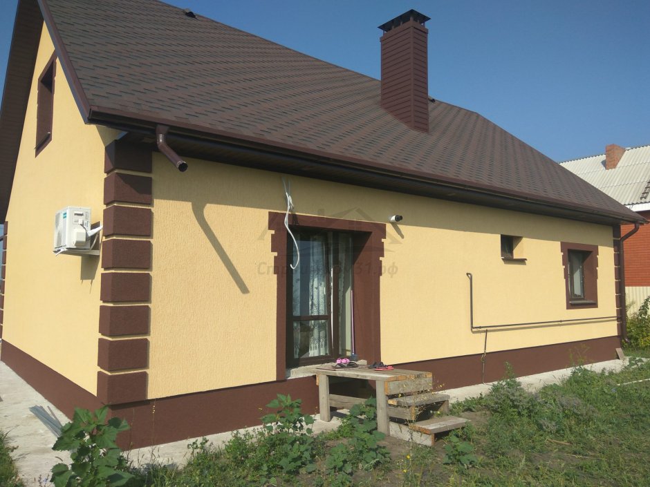 Одноэтажный дом короед