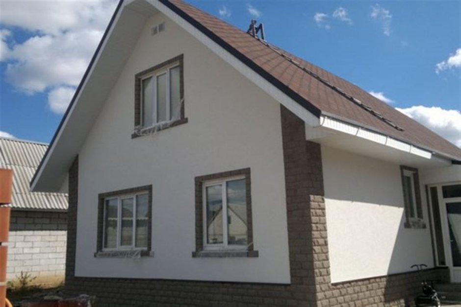 Одноэтажные дома под короед