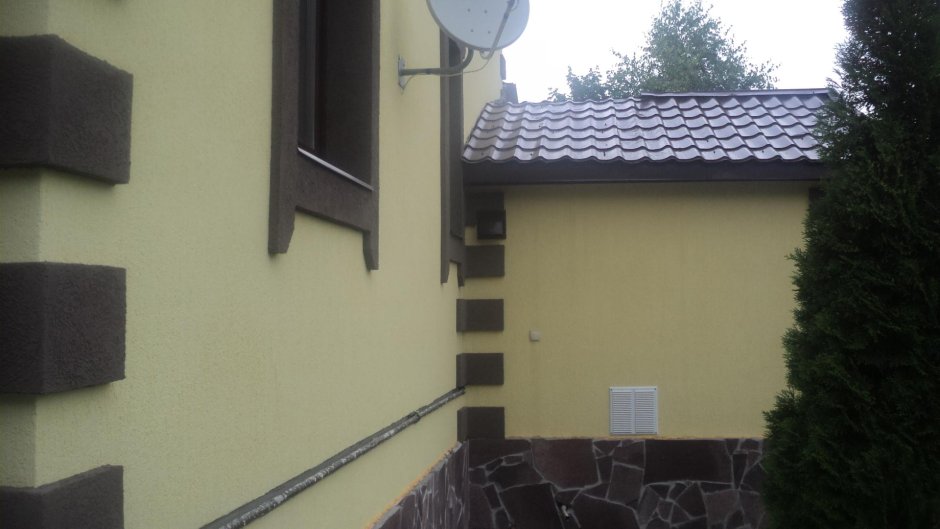 Баня короедом отделка