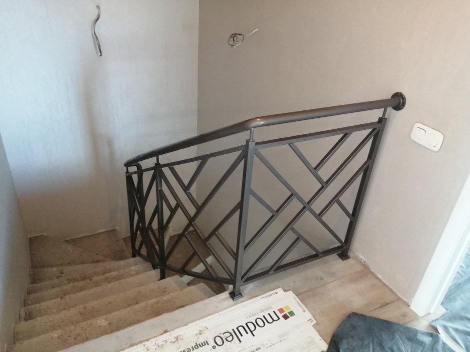 Перильное ограждение из трубы 40*20