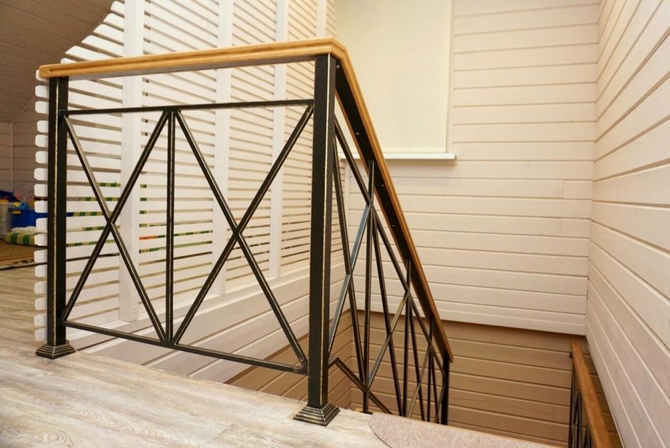 Перила из профильной трубы 40х20