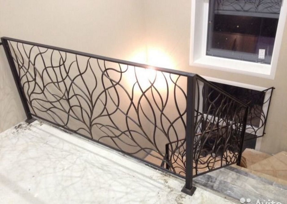 Перила для балкона кованые лофт