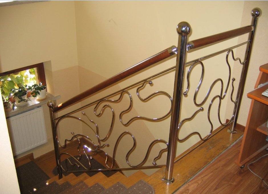 Красивые ограждения из нержавейки