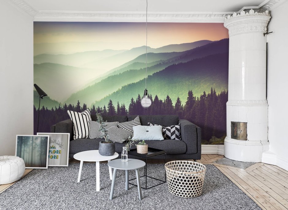 Роспись стен в интерьере