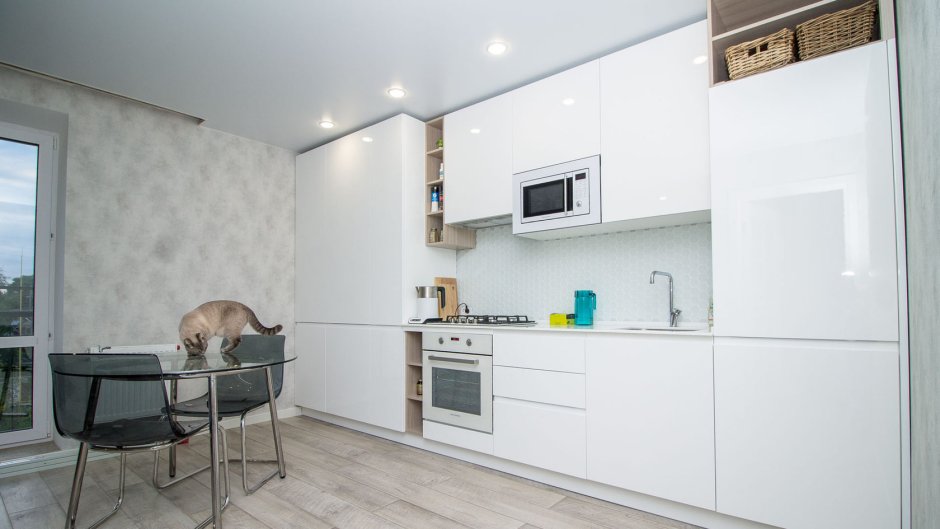 Современная кухня с газовым котлом