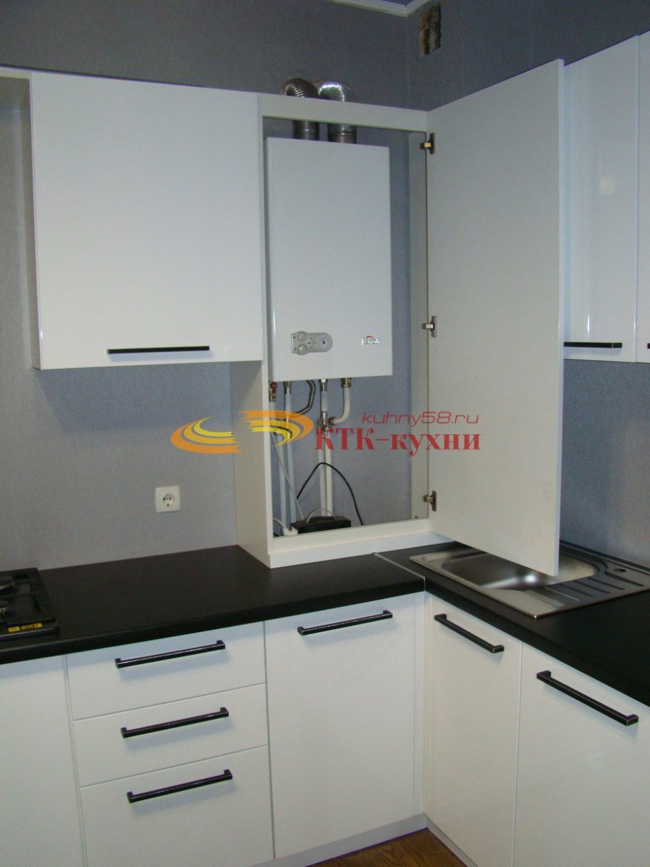 Двухконтурный газовый котел на кухне