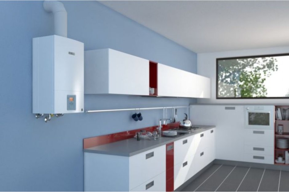 Кухня гостиная с индивидуальным отоплением