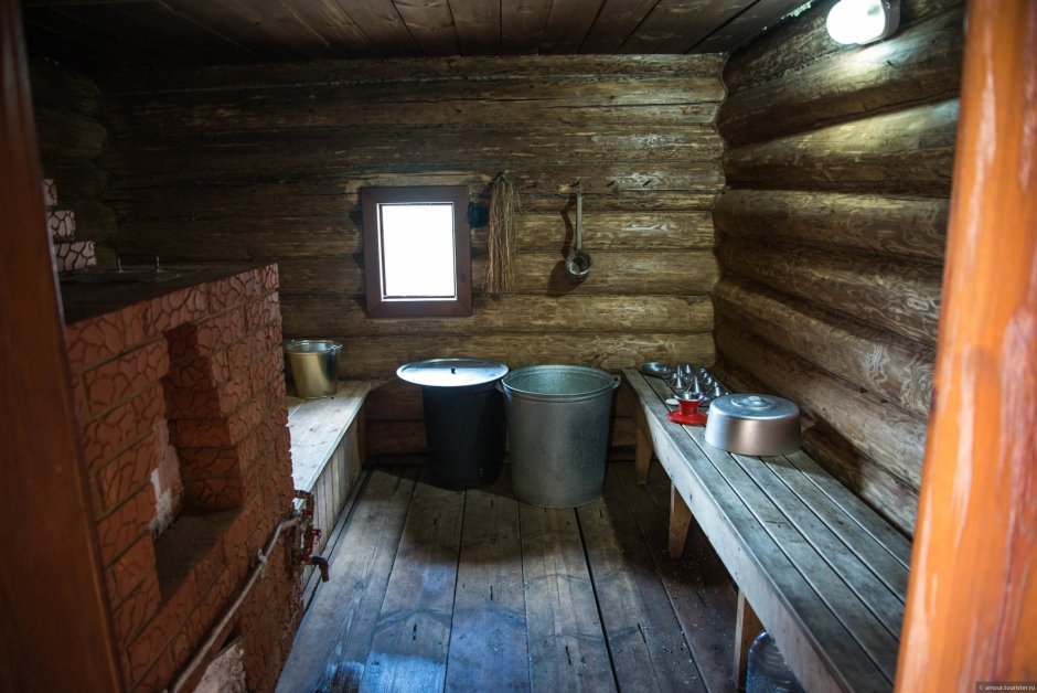 Старая деревенская баня