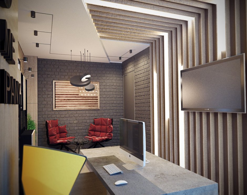 Зонирование в маленьком офисе